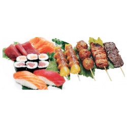 O11 Mix Maki Sushi Sashimi Brochettes